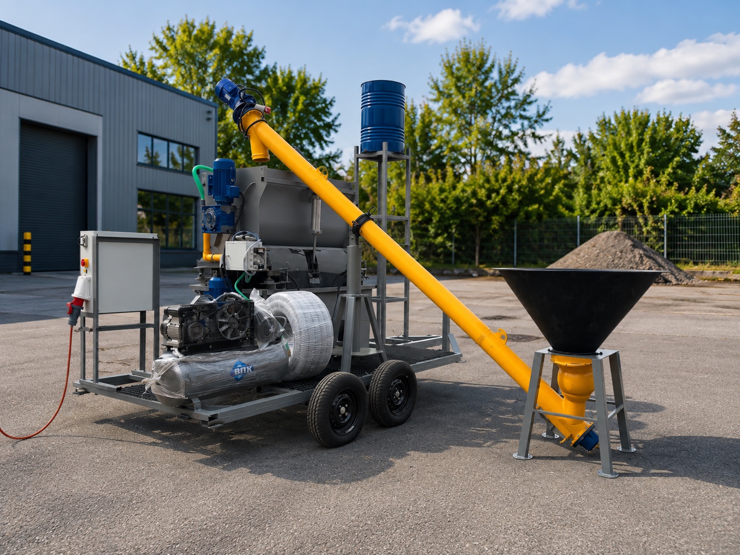 ССМ-1000-ОТ на прицепе
